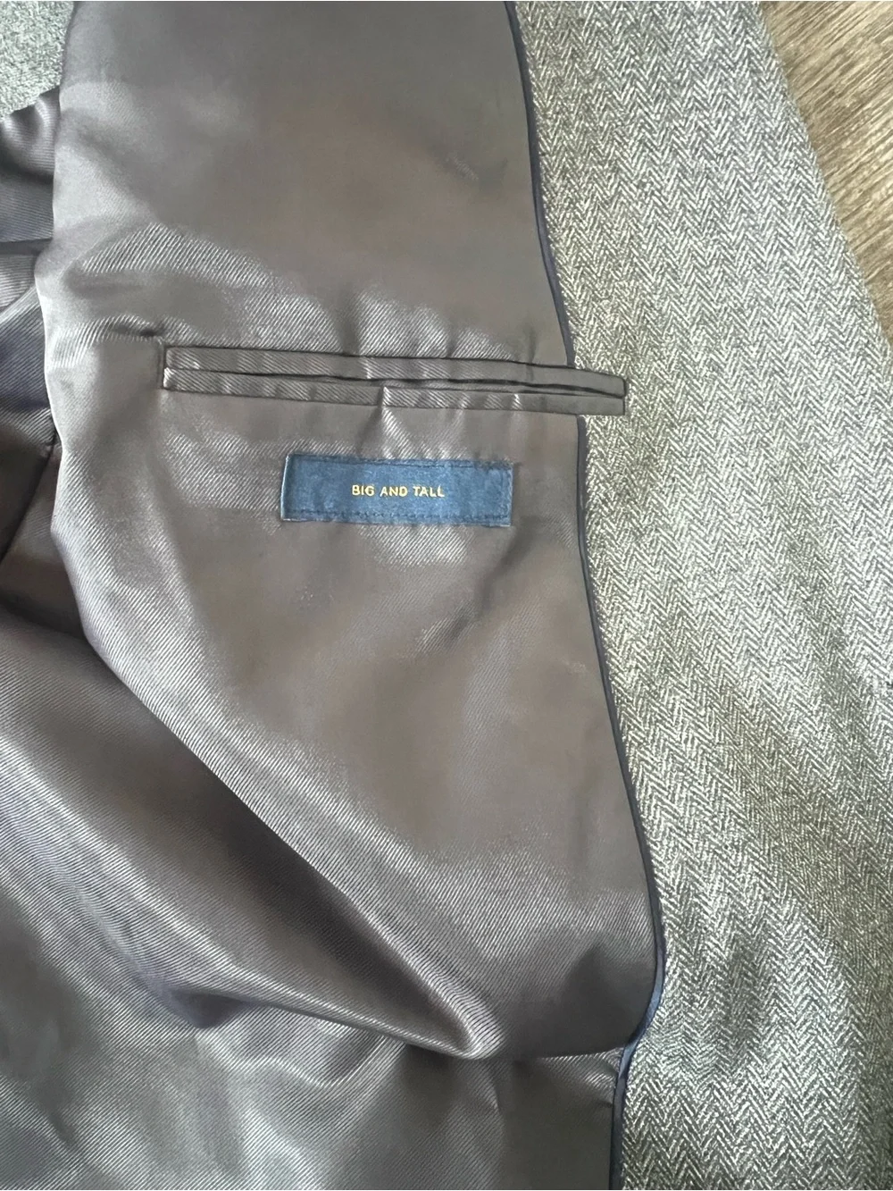 Stafford‎ Men's Classic-Fit Herringbone Sport Coat-Size 52L